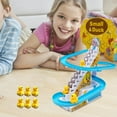 thumbnail image 5 of Electric Duck Climbing Stairs Toy Small Duck Chasing Playset Duck Race Track Set, 5 of 5