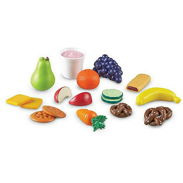 Learning Resources New Sprouts Healthy Snack Set - Pretend Play Food for Toddlers Ages 18+ months, Preschool Learning Toys, Kitchen Play Toys for Kids Learning Resources New Sprouts Healthy Snack Set - Pretend Play Food for Toddlers Ages 18+ months, Preschool Learning Toys, Kitchen Play Toys for Kids