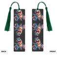 thumbnail image 2 of Kdxio Blue Dinosaur Print Metal Tassel Bookmarks,Perfect Gift for Art Lovers and Bookworms Metal Bookmarks for Women, 2 of 8