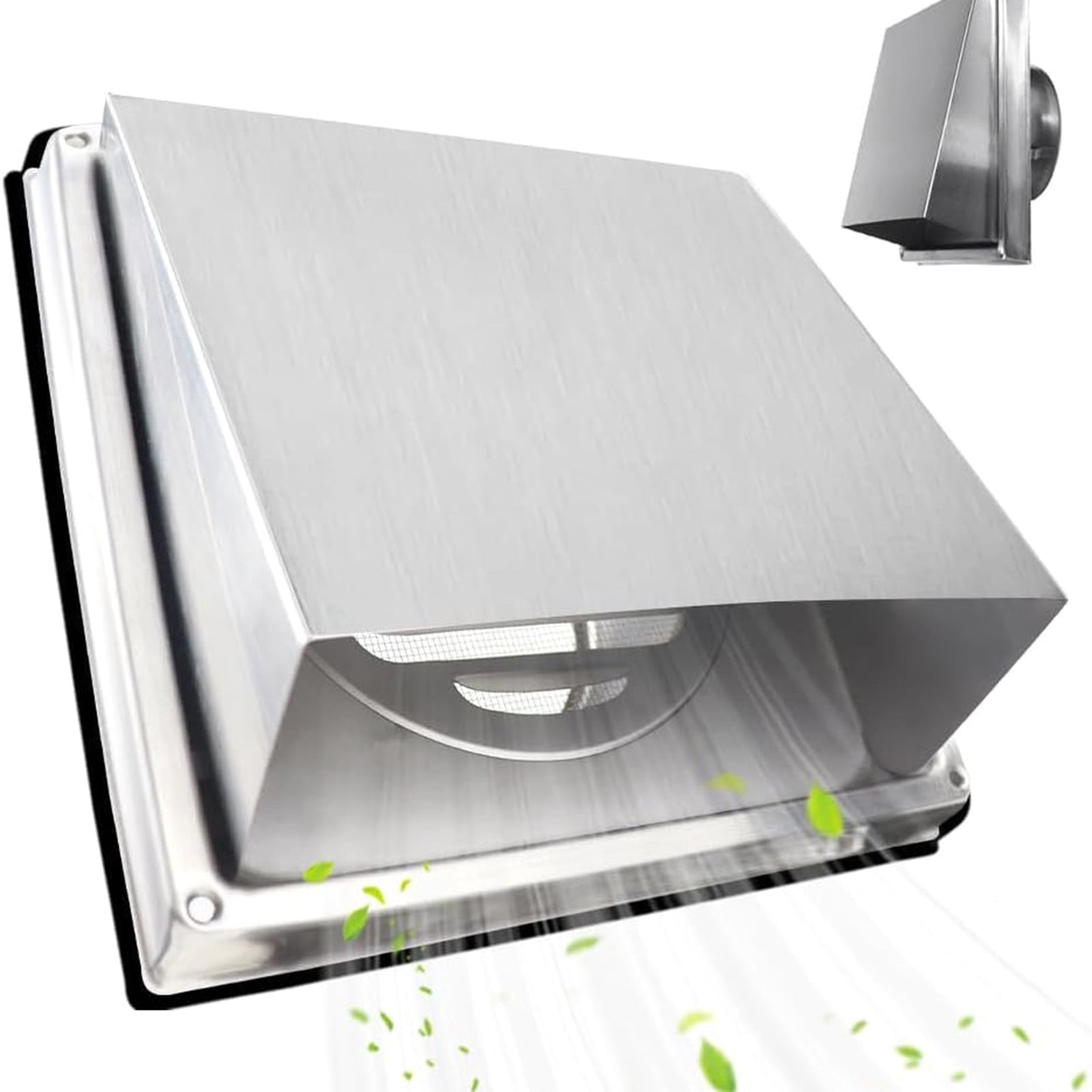 RUISINERY Stainless Steel Air Outlet Exhaust Grille Covers Wall Ceiling Air Vent Ducting Ventilation Exhaust Grille Enduring