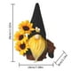 thumbnail image 3 of Gnomo de girasoles de peluche, adornos de muñeca Tomte enano elfo sin rostro (negro), 3 of 5