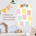 thumbnail image 4 of FORMRS Acrylic Clipboard with Low Profile Clip Standard A4 Letter Size, 12.5" x 9", Cute Gummy Bears Pattern, 4 of 8