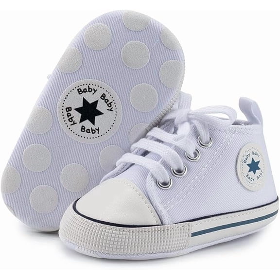 Unisex Baby Boys Girls High Top Sneaker First Walkers Shoes