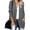 Dark Gray, variant on AOOCHASLIY 2023 Women Tops Women Casual Soild Long Sleeve Pocket Plush Long Knit Sweater Cardigan