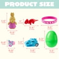 thumbnail image 3 of Joyfy 100 Pack Prefilled Easter Egg,Easter Egg with Novelty Toys Inside,Easter Basket Stuffers for Kids Easter Basket Classroom Exchange Toddler Boys Girls, 3 of 8