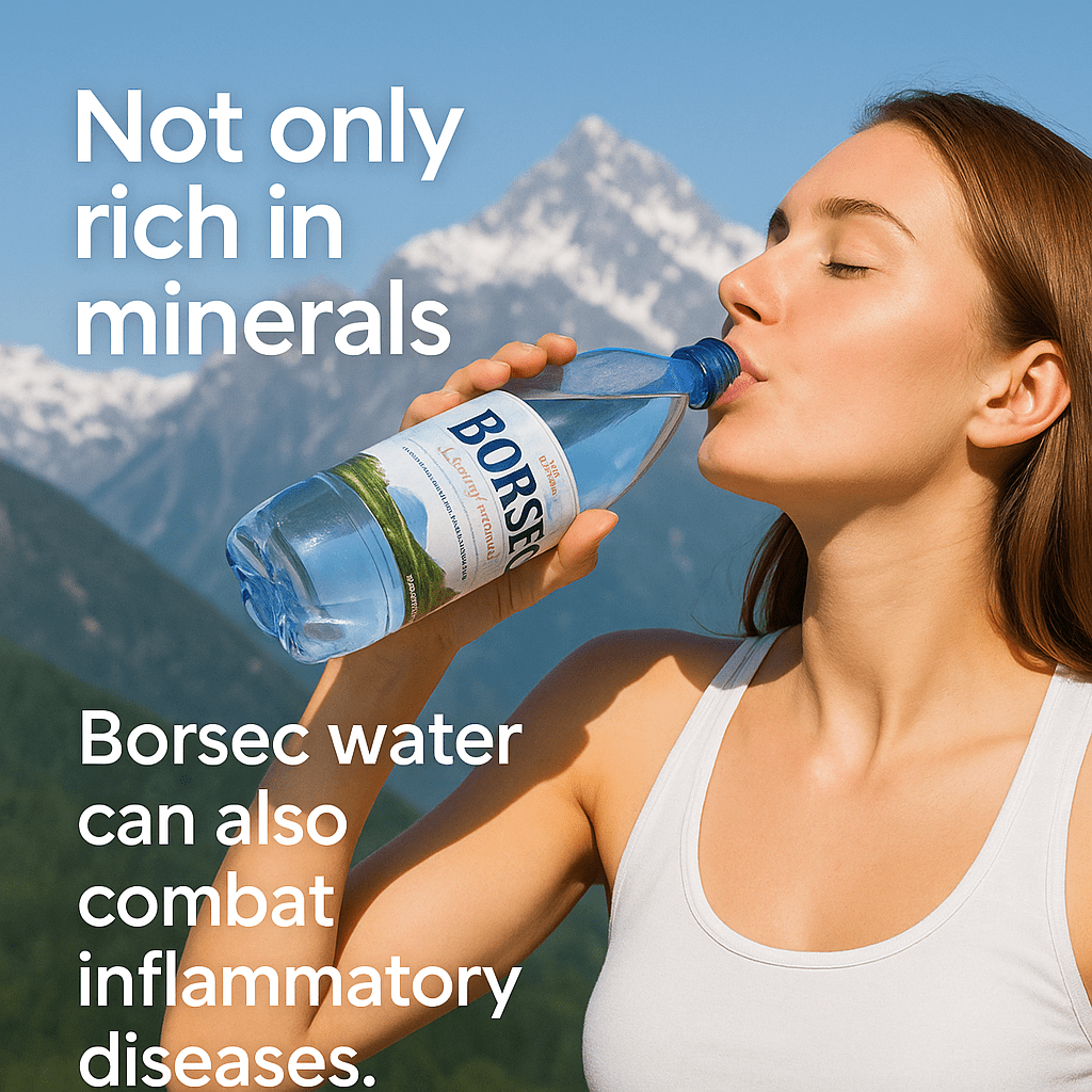 Borsec Natural Mineral Water Not Carbonated 6 Count, 2 Liters Each