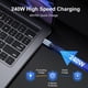 thumbnail image 3 of Cámara con cable Thunderbolt 4, 240 W, 1 m, USB-C, 40 Gbps, 8K/Dual 4K, 3 of 7
