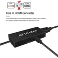 thumbnail image 5 of CAYMULLER RCA to HDMI Converter,  1080P Mini AV Composite to HDMI Adapter, Support PAL/NTSC for PC, Laptop, TV, WII, PS1, PS2, PS3, STB, VHS, VCR, Blue-Ray DVD Players, 5 of 8
