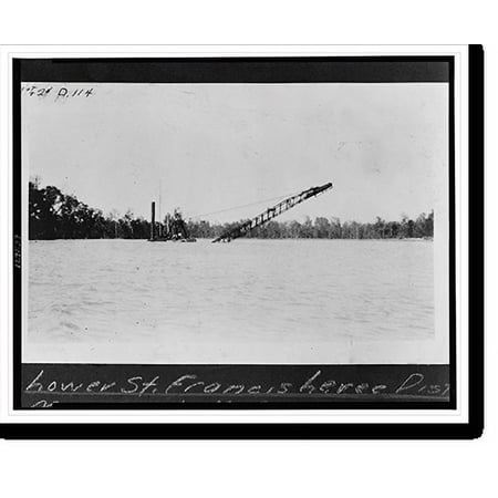 Historic Print, Lower St. Francis Levee Dist. mile 213, L.M.B.-23, 16" x 20"