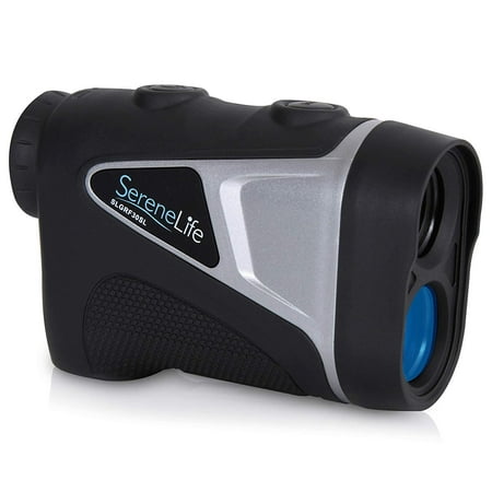 SereneLife Monocular Golf Laser Rangefinder - Waterproof Digital Pinsensor Technology, Accuracy Upto 540 Yards, Distance Measurement Zoom Sight 6X Magnification Hunting, Shooting Archery -