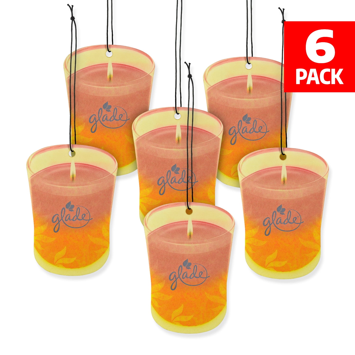 Glade Car Air Freshener 6Pack Candle Design Glade Air Freshener