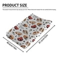 thumbnail image 2 of American Football Changing Pad Covers Sports Lover Gifts Diaper Changing Table Sheets for Boy Girl Cats Lover Gift Soft Stretchy Change Table Mats 32''x16'', 2 of 6
