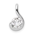 thumbnail image 1 of Pendentif en Argent Sterling 925 Rhodié Zircon Cubique, 1 of 2