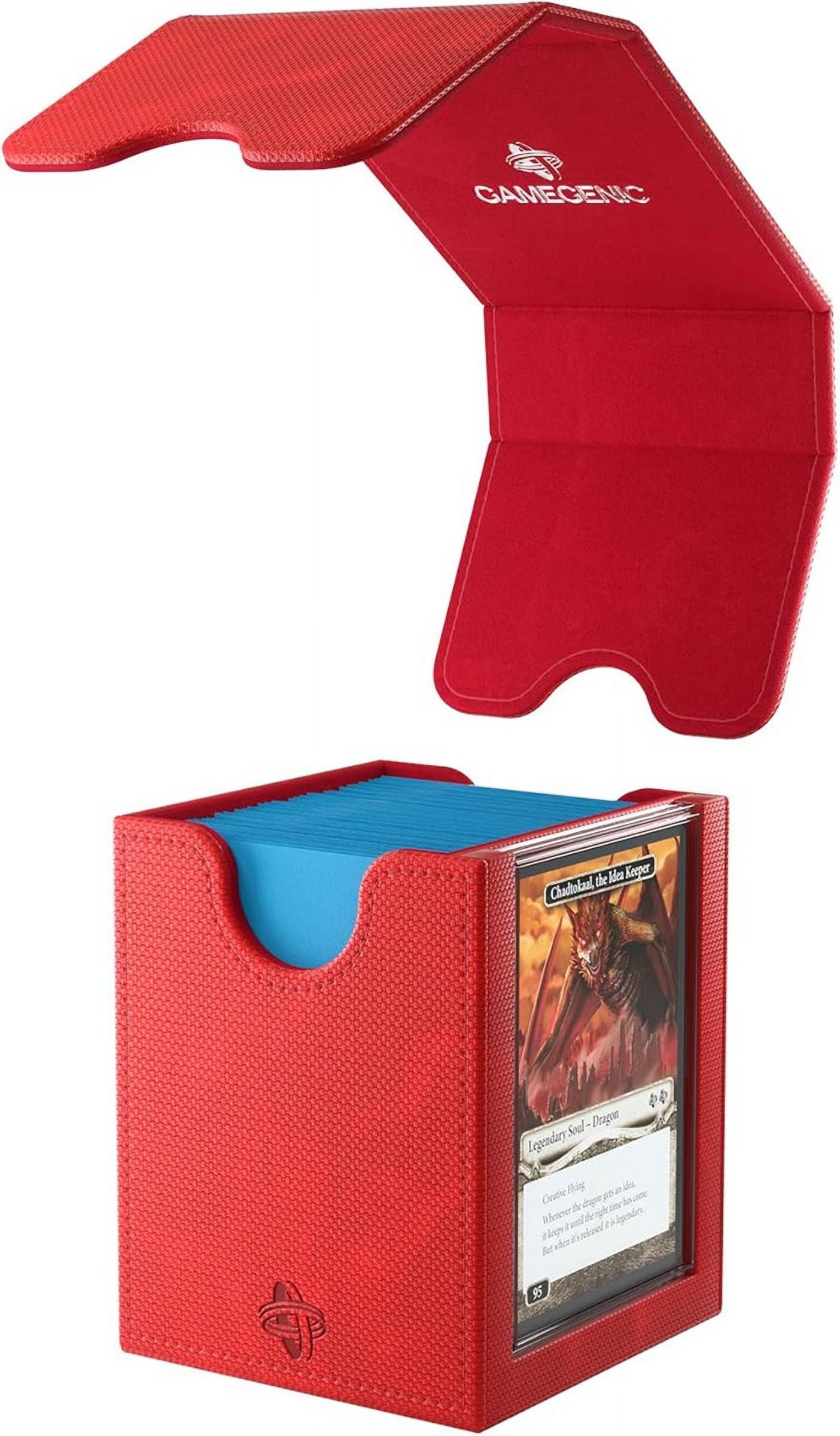 Gamegenic Squire Plus 100+ XL Convertible Deck Box (Red) - Walmart.com