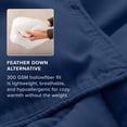 thumbnail image 6 of Bare Home Ultra-Soft 1800 Collection Down Alternative Comforter Duvet Insert - California King, Dark Blue, 6 of 8