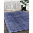 thumbnail image 3 of Ahgly Company Machine Washable Indoor Round Industrial Modern Periwinkle Purple Area Rugs, 7' Round, 3 of 7