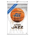 thumbnail image 3 of NBA Utah Jazz - Drip Basketball 21 Wall Poster with Wooden Magnetic Frame, 22.375" x 34", 3 of 3