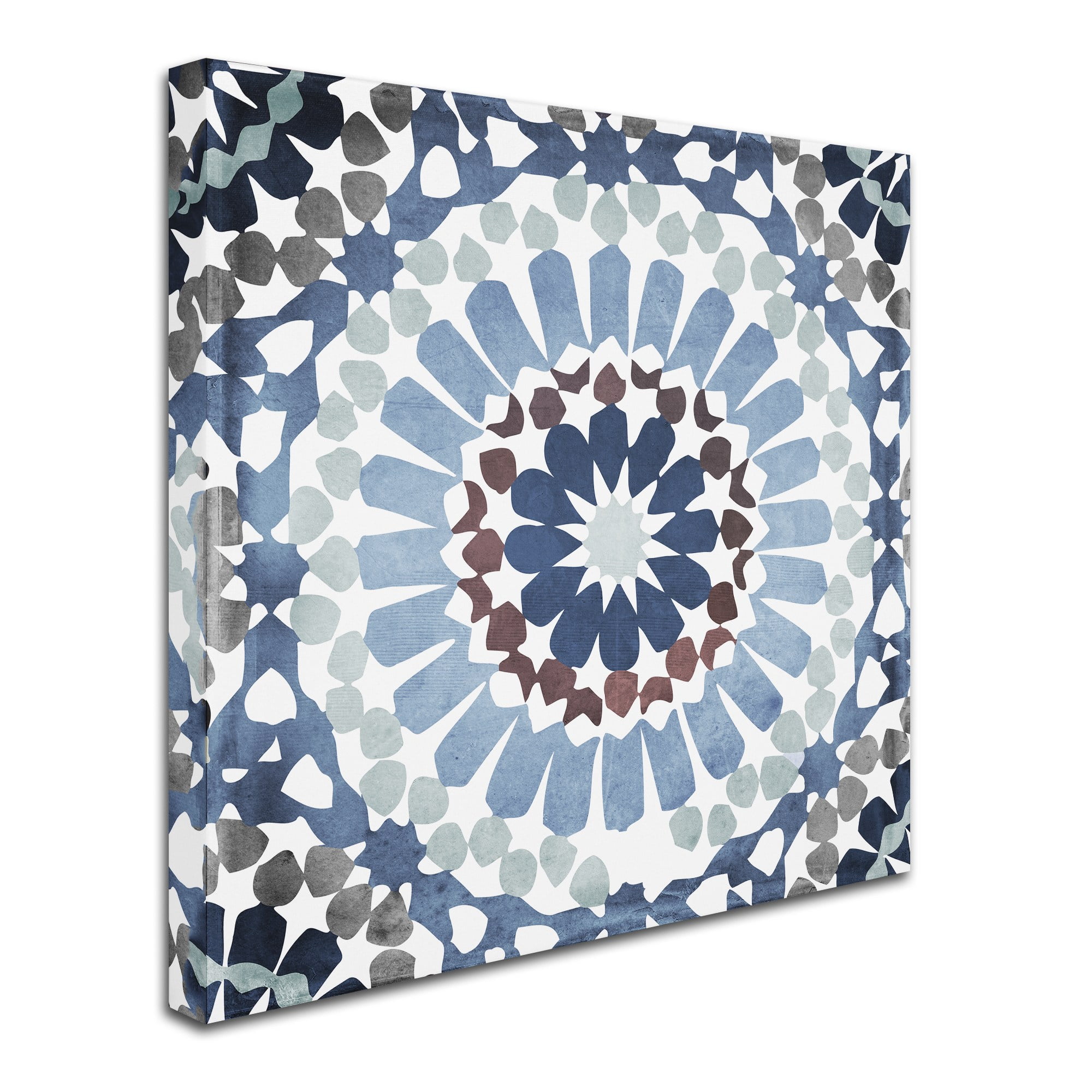 Trademark Fine Art "Moroccan Blues IV" Canvas Art by Color Bakery
