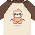 thumbnail image 4 of Inktastic Meditating Sloth Boys or Girls Long Sleeve Baby Bodysuit, 4 of 5