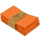 thumbnail image 1 of Servilletas de tela RUVANTI, paquete de 6 unidades, 46 x 46 cm, mezcla de algodón, color naranja, 1 of 9