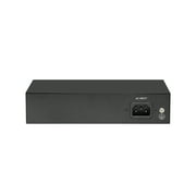 4 Port PoE Switch Plug and Play PoE+ Switch with Additional 2 Uplink Port, Up to 30W Per Port, Total Budget 60W, 803.af Compliant, 10/100Mbps