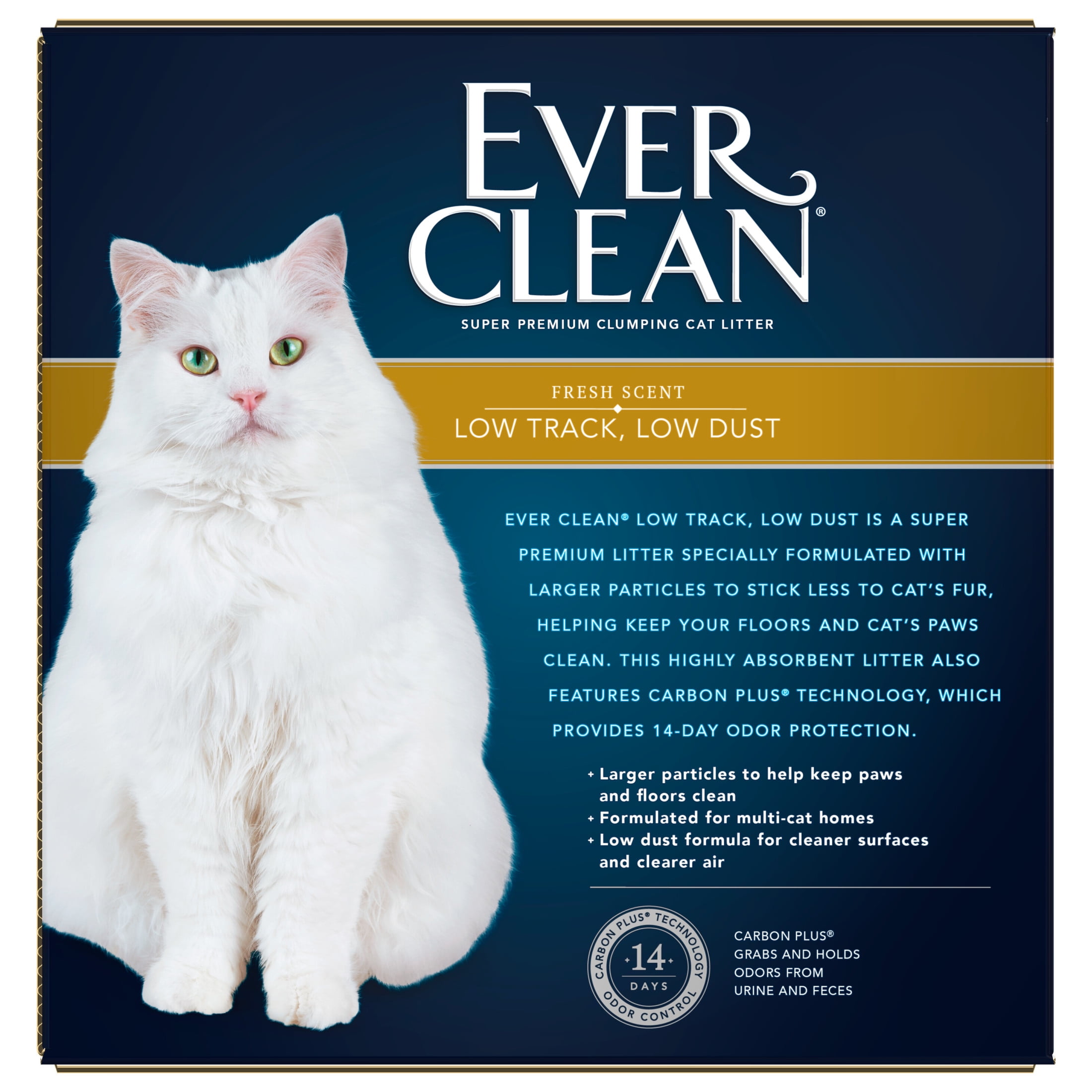 Ever Clean Super Premium Low Tracking, Low Dust, Clumping Cat Litter, Fresh Scent, 22.5 Pounds