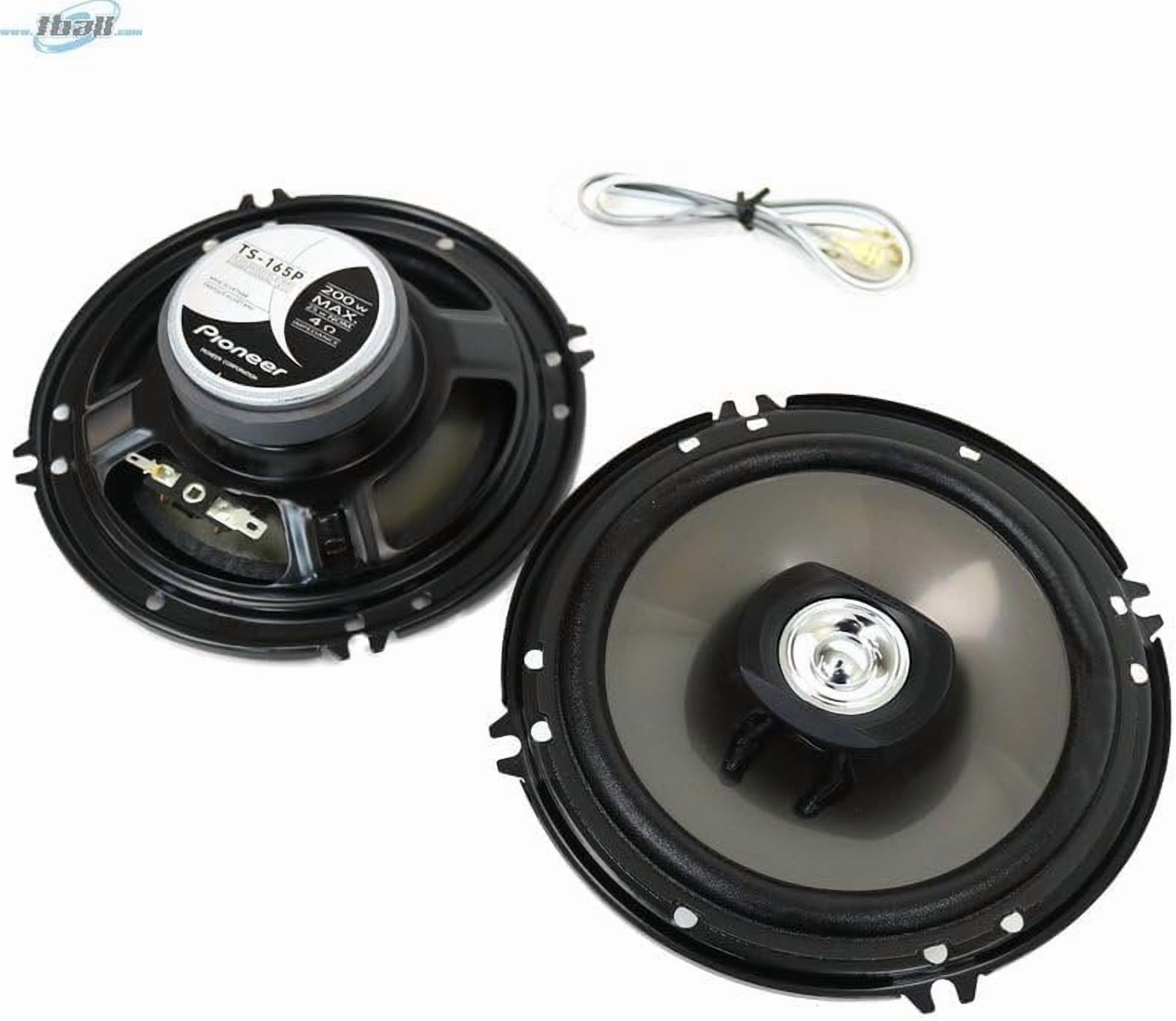 Pioneer TS165P 6.5-in 2-Way Full Range Coaxial Speakers Pair 4 Ohms 100 Watts Max 50 Watts RMS