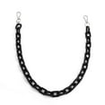 thumbnail image 4 of Punk Chunky Cuban Link Chian Pocket Chain Belt Hiphop Metal Body Chain Trousers Accessory for Women or Men (Black), 4 of 10