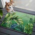 thumbnail image 4 of Rectangle Rug 2x3ft Area Rug, Tropical Plants Green Banana Leaves Area Rugs for Living Room Bedroom, Summer Jungle Floor Mat Non-Slip Non-Shedding Carpet Indoor Accent Rugs, 4 of 9