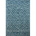 thumbnail image 1 of Bashian R120-AZ-4X6-CL152 Collection Venezia Tapis de Transition Géométrique 100 pour Cent Laine Tufté Main, Azur - 3 Pi. 6 Po. x 5 Pi. 6 Po., 1 of 1