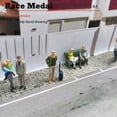 thumbnail image 3 of 1:64 Figuras de resina Muñecas Personaje Miniatura Diseño de calle Diorama Maleta negra Zulema Figura de personas de modelos en miniatura, 3 of 5