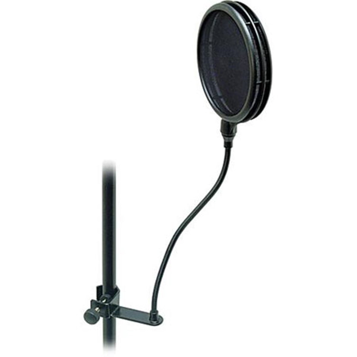 On-Stage ASFSS6GB 6" Dual-Screen Pop Blocker with H&A Platinum Pro 25' TRS 1/4" Male to 1/4" Female Interconnect Cable