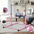 thumbnail image 5 of K KiNGKANG Gymnastics Equipment for Kids Gymnastics Bar Stuff Equipment for Home Adjustable Height Gymnastic Horizontal Bars Junior Training Kids Pull Up Bar, 5 of 7