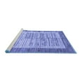 thumbnail image 2 of Ahgly Company Machine Washable Indoor Rectangle Abstract Blue Contemporary Area Rugs, 2' x 4', 2 of 4