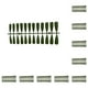 thumbnail image 2 of Seitruly Tabletas para mejorar las uñas Diseño de puntos elegantes Textura esmerilada Usable Uña falsa Cobertura completa Consejos de JM-08Verde 10piezas, 2 of 6