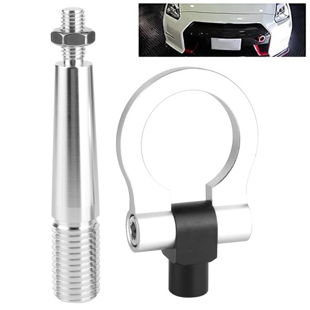 Gancho de Remolque, Gancho de Remolque Track Racing Para GTR R35 370Z, G37 Q60, Apto Para FX35 FX45 FX50 QX70, Acabado Anodizado