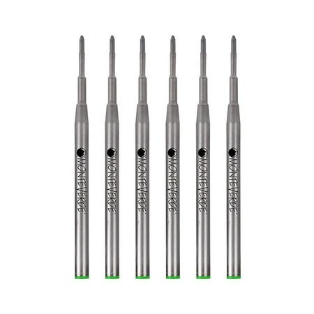 UPC: 0080333905449 | Monteverde Medium Ballpoint Refill For Montblanc Ballpoint Pens 6/Pack Green M133GN