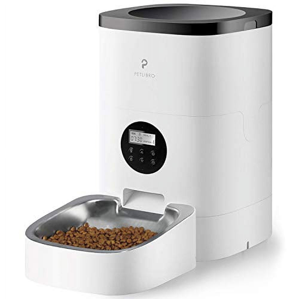 PETLIBRO Automatic Dog Feeder, 6L Dog Food Dispenser with Timer Interactive  Voice Recorder, Auto Dog Feeder with Desiccant Bag 1-4 Meals Dry Food