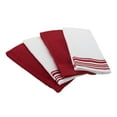 Mainstays 4Pack 16”x26” Woven Kitchen Towel Set, Red Sedona