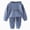 H01-Dark Blue, variant on TOWED22 Toddler Baby Boy Fall Clothes Waffle Contrast Color Sweatshirt Pants Sets Infant Winter Outfits 6 12 18 24 Months 3T 4T 5T 6T Size:8-9 Y,Color:Light Blue