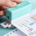 thumbnail image 7 of vlrwzc 6 Hole Puncher for A4 A5 B5 Loose Leaf Paper Portable Handheld Office Punch, 7 of 7