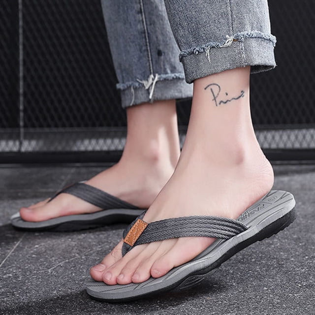 Sandalias informales de moda para hombre, chanclas para exteriores, zapatillas de ocio para la playa Wmkox8yii 123q342