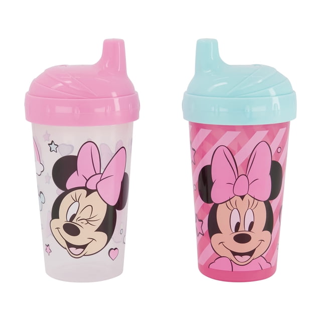 Sippy Cups Disney Minnie Mouse, 300 ml, paquete de 2 para niños pequeños