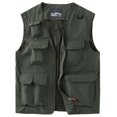 thumbnail image 3 of Birdeem Mens Work Clothes Jacket Solid Color Stand Collar Multiple Pockets Outdoor Sports Photography Leisure Coat, 3 of 10