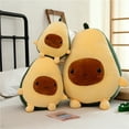 thumbnail image 2 of Cute Avocado Plush Toy Soft Fruit Pillow Stuffed Cartoon Sofa Cushion Kids Girls Birthday Gifts, 2 of 9