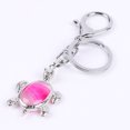 thumbnail image 1 of Crystal Stone Turtle Pendant Car Keychains for Ladies Men Bag Keyrings Buckle, 1 of 6