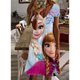 thumbnail image 3 of Vestido de mujer Elsa de la princesa Frozen de Disney, vestido estampado con cuello en V y manga corta, estilo casual de calle sencillo, ropa de mujer, 3 of 5