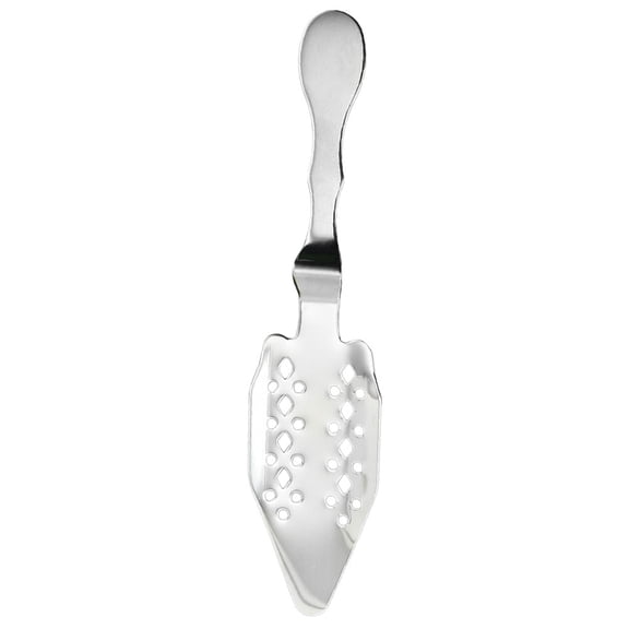 FUEENIRVA Elegant Silver Absinthe Dripper with Mesh Filter and Sugar Cube Spoon