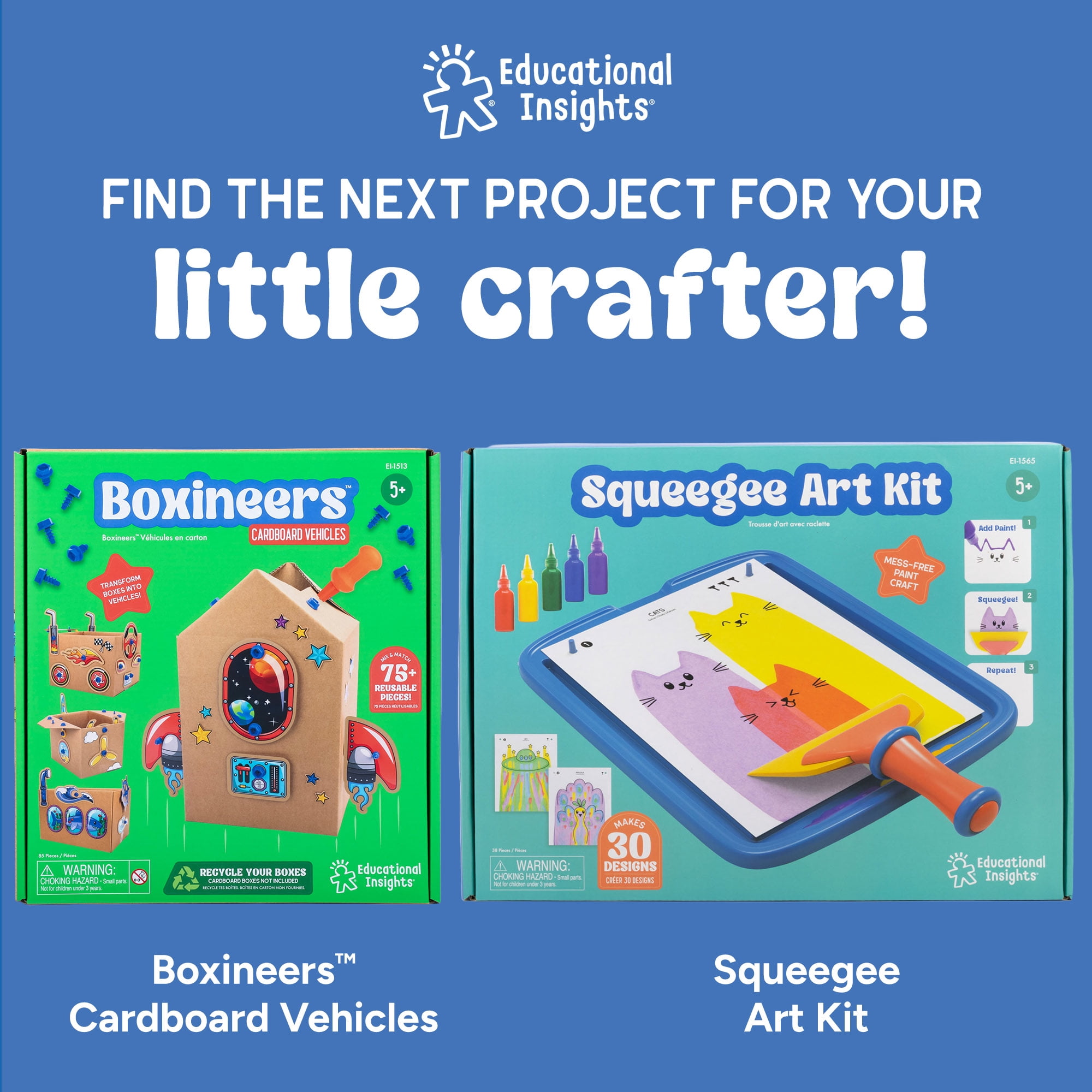 Educational Insights 3D Sticker Maker Refill Pack: Garden Friends, Craft Supplies for Ages 5 and up
