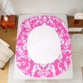 thumbnail image 5 of Manfei Pink Damask Flower Full Size Sheets, Tribal Hippie Mandala Bed Sheets, Teen Adult Female Man Sheet Sets, Super Cozy Room Decor, 4-Piece, 5 of 7